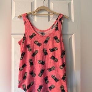 Loft Outlet Pineapple tank top XS